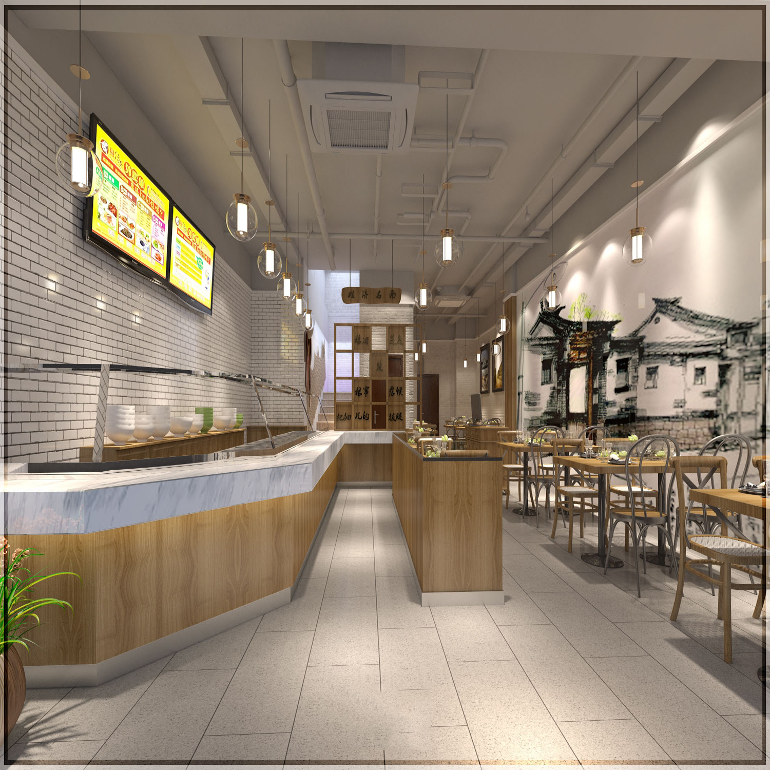 展厅展台办公室服装店美容院珠宝化妆品店面商场装修效果图SI设计