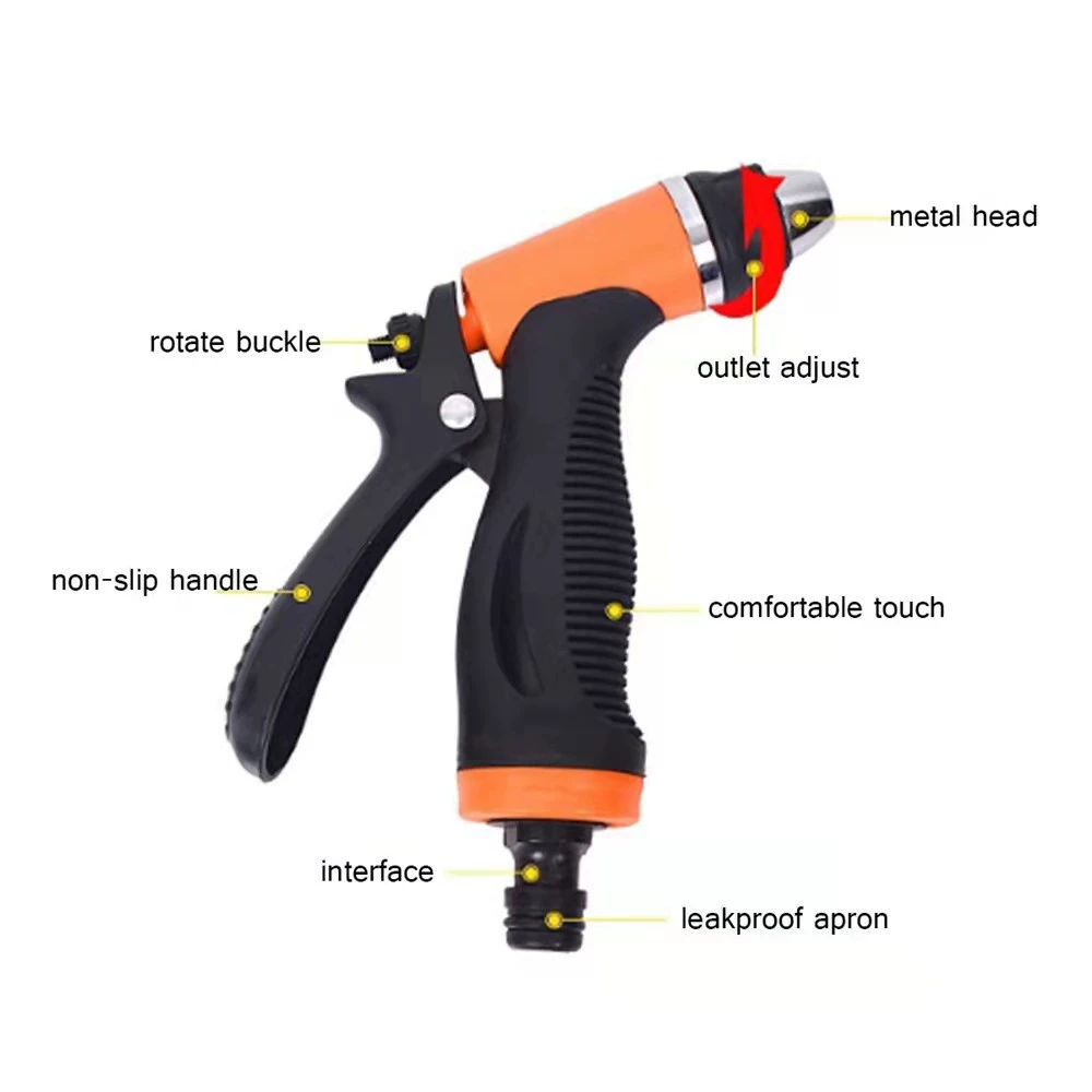 Многофункциональный пистолет для мойки автомобилей высокого давления, распылитель для автомойки, садовый пистолет для полива, регулируемый распылитель с мелкими отверстиями