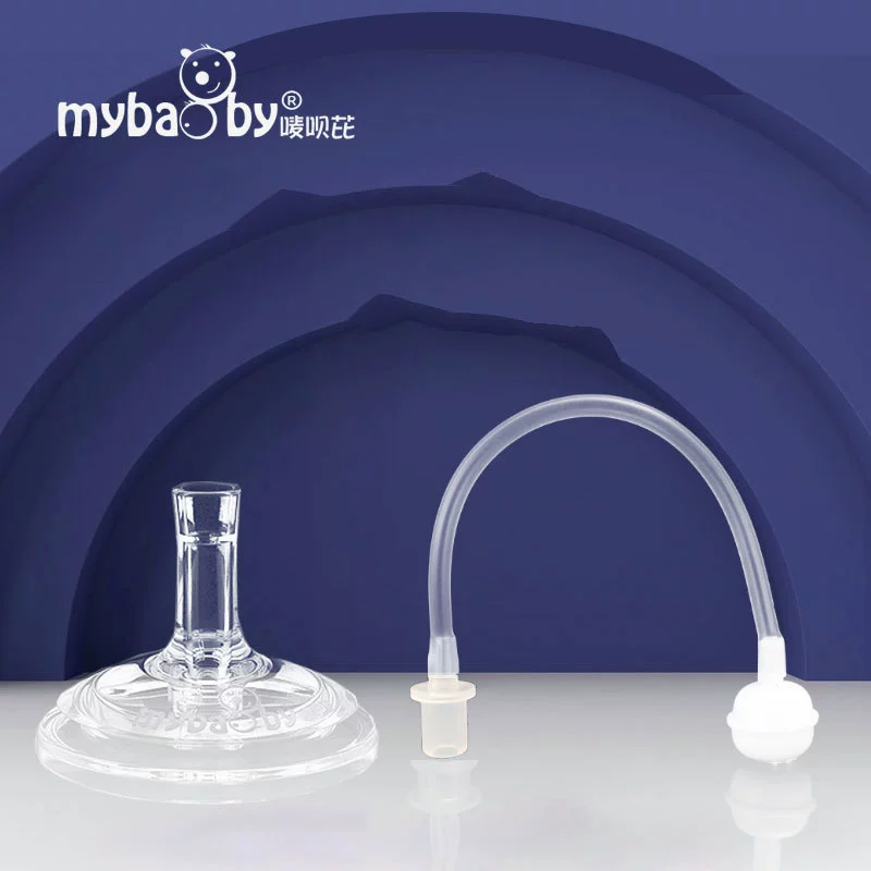 Wide-neck Bottle Nipple (mybaby) — Y & Large Round Holes, Compatible with Philips Avent
