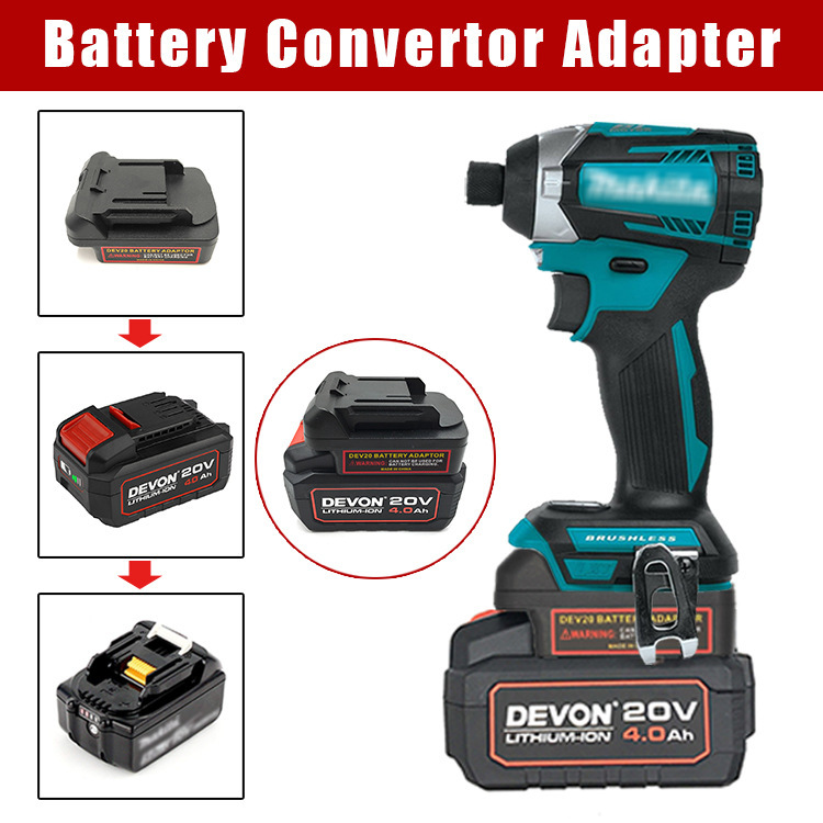 The Converter Has a 20V Lithium Battery Adapts to Makita Bl Series 18V Lithium Battery Tools
