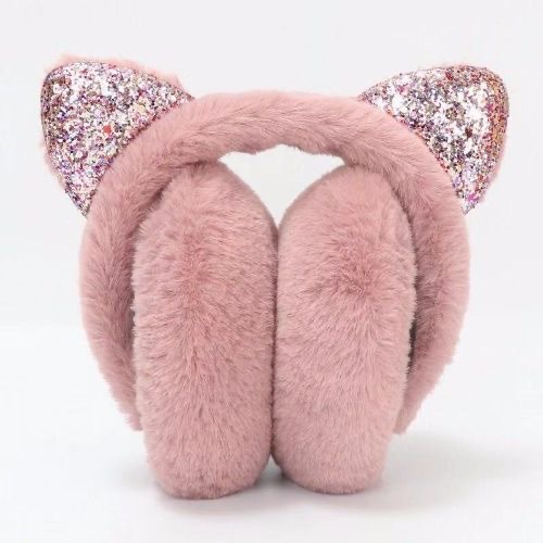 Venta directa de fábrica orejeras de invierno orejeras de felpa femenina estudiante lindo de dibujos animados lindo gato orejas orejeras calientes