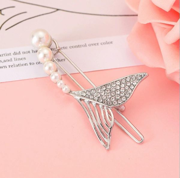 Frog clipfish fishtail silver color