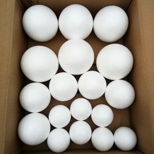 Solid Eps Foam Ball Filled with Protective Styrofoam Accessories Christmas Decorative Foam High Density Ball