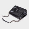 Trend black shoulder bag, one-shoulder bag on chain