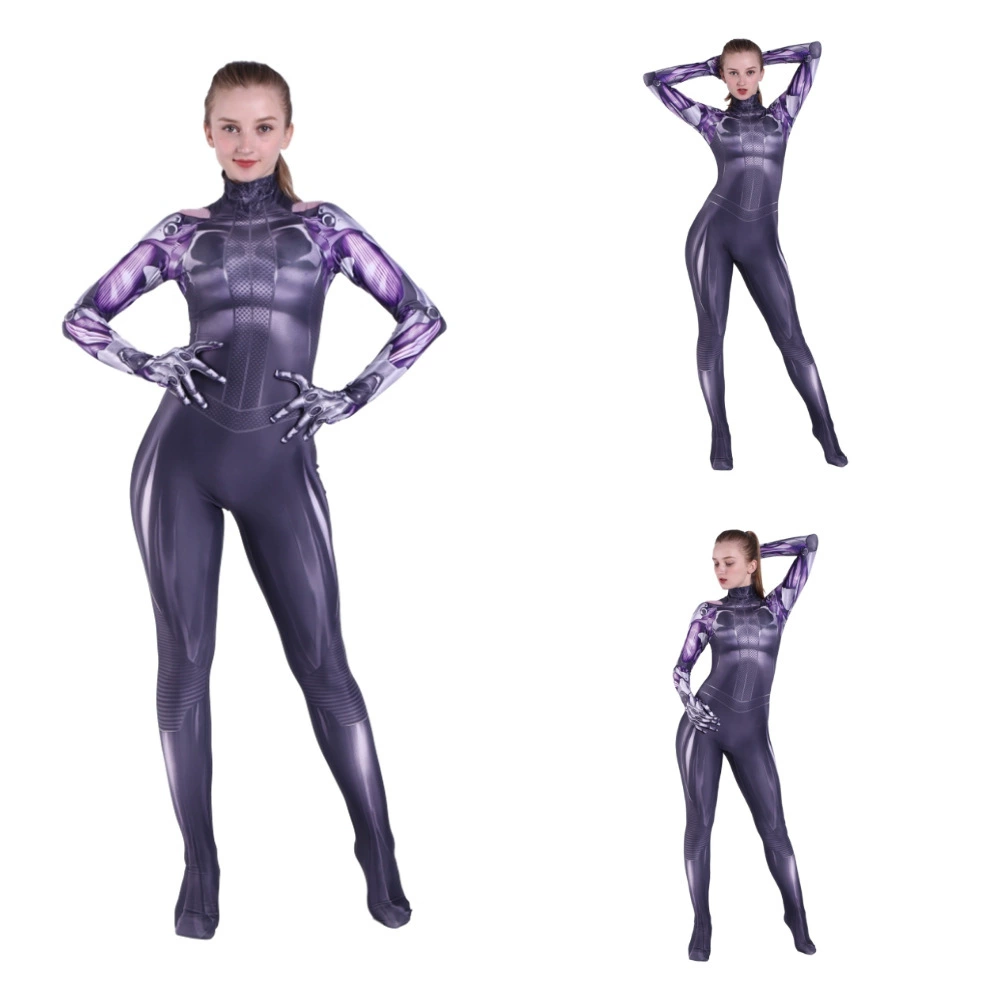 Alita Ali/Tower 3D принт для взрослых и детей Аниме Костюм для бальной вечеринки костюм колготки