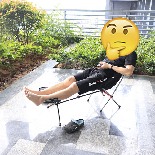 Moon Chair Leg Drag Footrest 18-30mm Diameter Tube Universal Recliner Full Aluminum Alloy Frame Chair