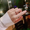 Tide, small design fashionable ring, advanced jewelry, light luxury style, high-quality style, on index finger