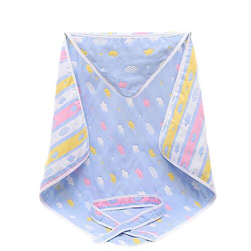 Four seasons baby blanket, newborn blanket, type A six-layer gauze double-sided jacquard soft and skin-friendly baby blanket