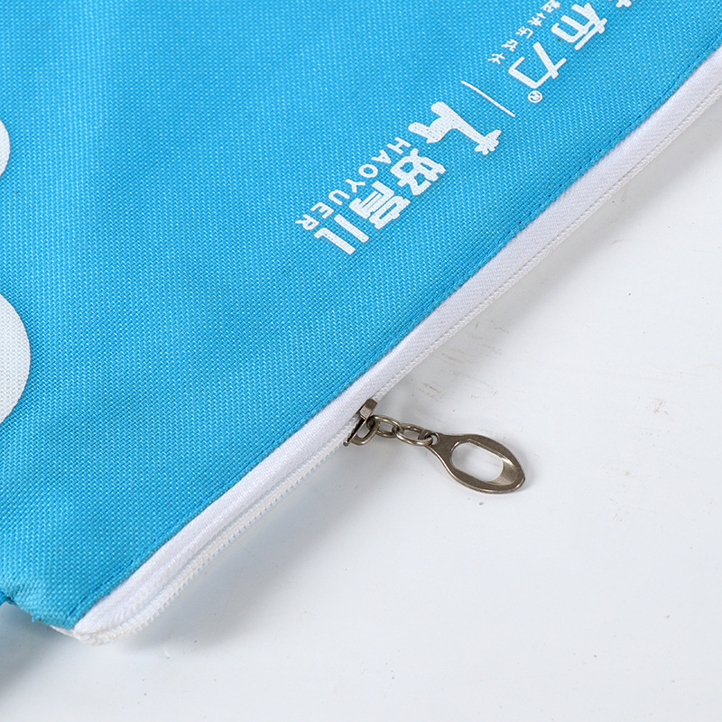 Pantalla de seda publicidad logo bolsa de lona color personalizado impresión estudiante papelería almacenamiento bolso personalizado al por mayor