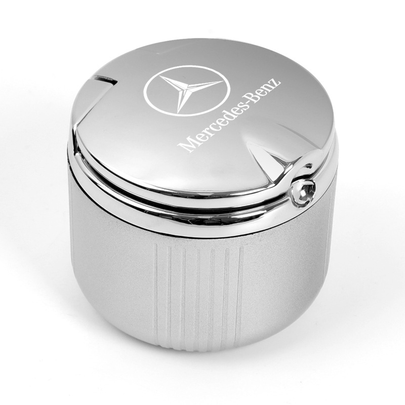 Mercedes-Benz – Car Ashtray Car ashtray - silver-mirror-lid