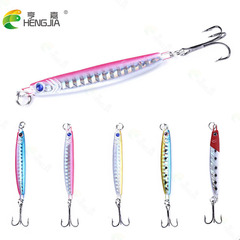 Iron Plate Fake Bait Hengjia Cross-border E-commerce Saltwater Casting Fake Lure Hard Bait Iron Plate Lead Fish Wholesale Deep Sea Fishing Lure