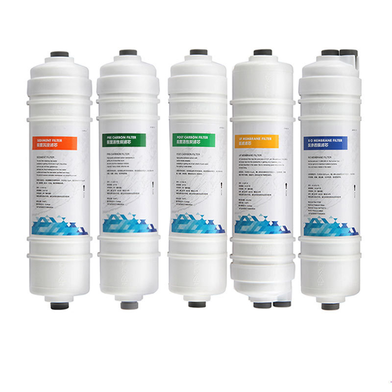 Amazon Venta caliente paquete coreano rápido conectar cartucho de filtro fabricante de hielo filtro 2 puntos PE tubería de agua de la caldera accesorios de entrada de agua