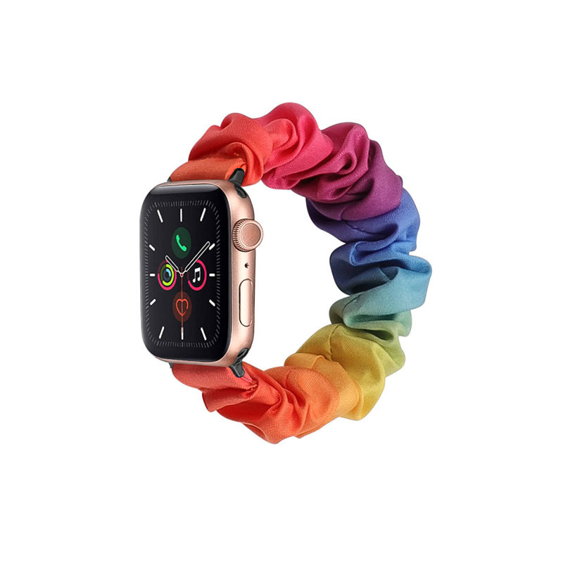Apple correa de reloj adecuado para Apple watch3 4 56 se 7 8 generación intestino grueso banda de pelo Correa pulsera