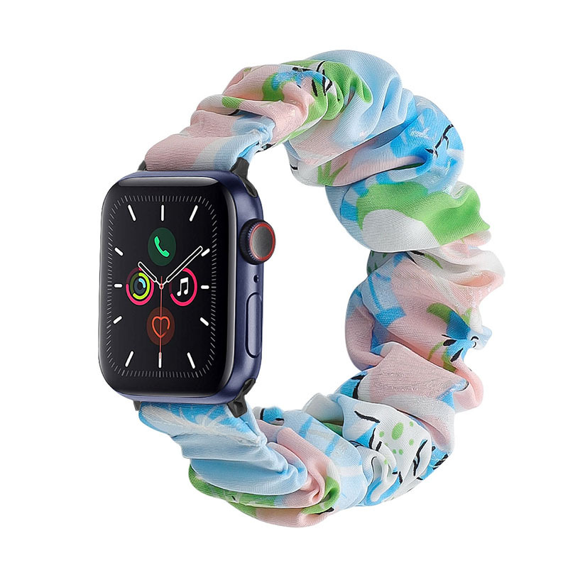 Apple correa de reloj adecuado para Apple watch3 4 56 se 7 8 generación intestino grueso banda de pelo Correa pulsera