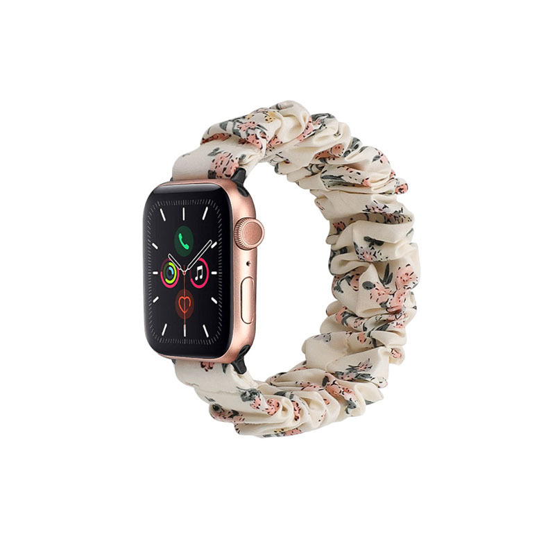 Apple correa de reloj adecuado para Apple watch3 4 56 se 7 8 generación intestino grueso banda de pelo Correa pulsera