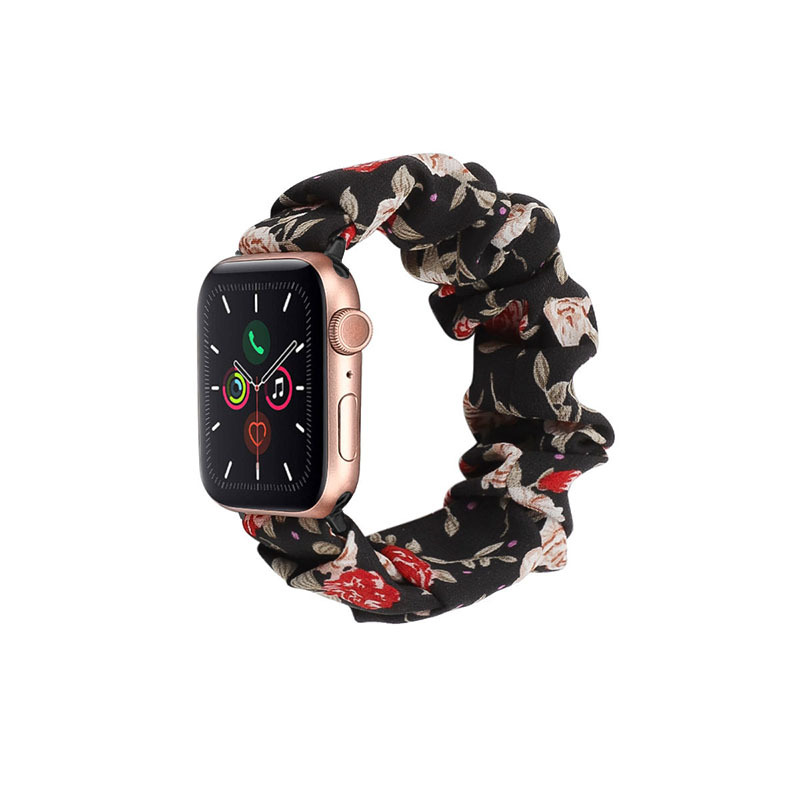 Apple correa de reloj adecuado para Apple watch3 4 56 se 7 8 generación intestino grueso banda de pelo Correa pulsera