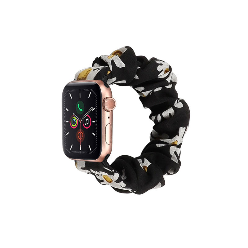 Apple correa de reloj adecuado para Apple watch3 4 56 se 7 8 generación intestino grueso banda de pelo Correa pulsera
