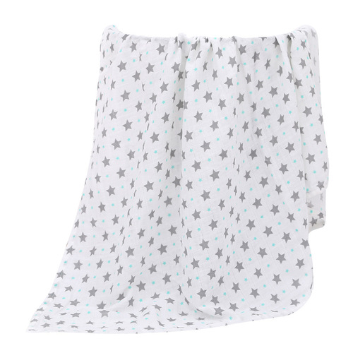 Double-layered gauze swaddle for baby, cotton printed swaddle, printed newborn swaddle, blanket, gauze bath towel