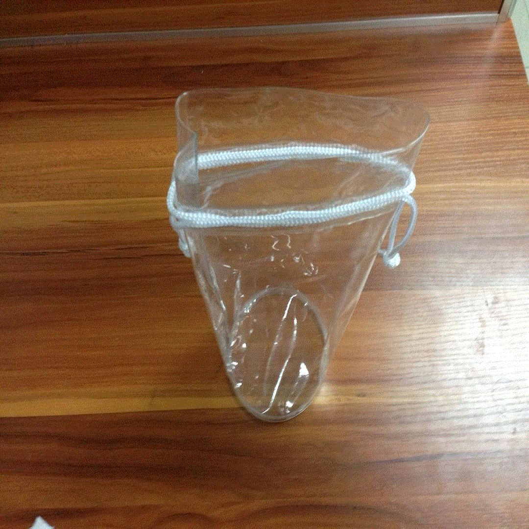 PVC高尔夫球袋穿绳袋缩绳袋礼品电压袋PVC束口袋PVC圆桶缩绳扣袋