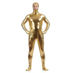 Men's Full Body Latex Zentai Suit with Open Face for Stage Performance - Amazon Clothing