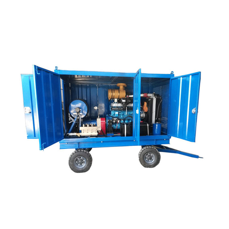 高压水助力打桩引孔设备 水刀引孔辅助水泥打桩机 高压水刀清洗机