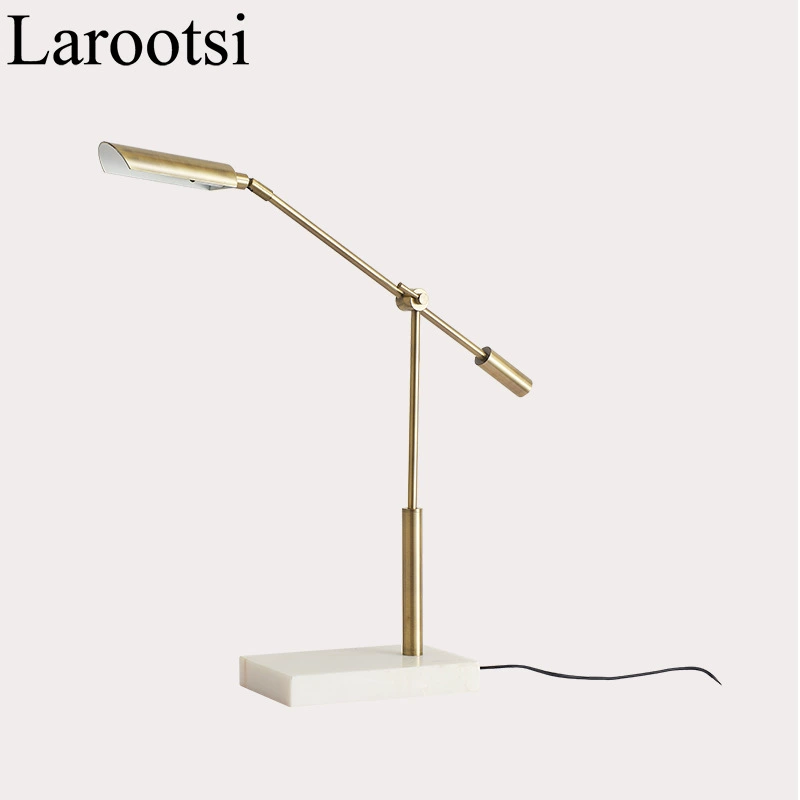 LED-дизайн настольной лампы для гостиной, креативный ретро для чтения