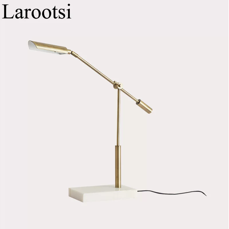 LED-дизайн настольной лампы для гостиной, креативный ретро для чтения