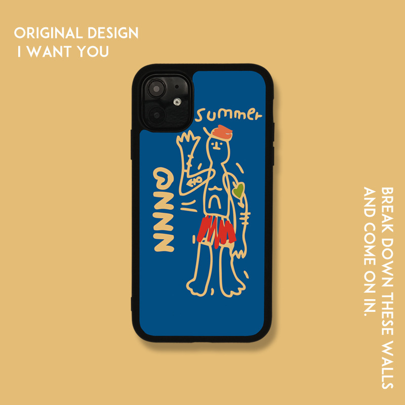 For iPhone14/15 Apple 16ProMax/Huawei Original Weirdo Sailor All-inclusive Soft Edge Phone Case