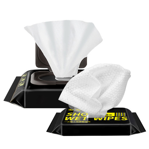 Same style disposable shoe wipes, portable no-wash white shoe cleaning set, sports shoe cleaner wholesale