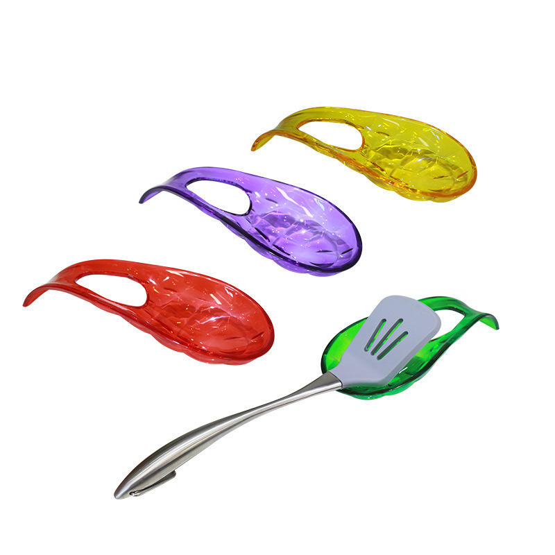 Venta caliente transfronteriza almohadilla de la cuchara titular de la cuchara de color almohadilla de la cuchara titular de la cuchara de arroz almohadilla de aislamiento