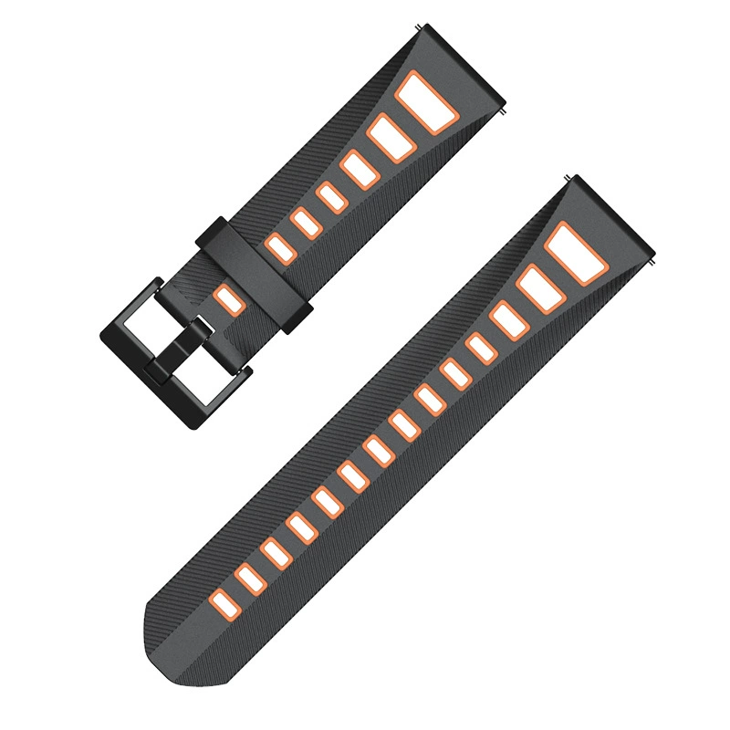 Ремешок для часов совместим с Huami и Amazfit, 20 мм или 22 мм, силикон и фактурные варианты