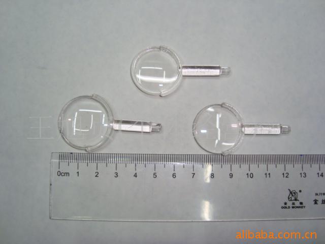 厂家直销 压克力放大镜 放大镜 食品配件 眼镜配件 缩小镜 镜片