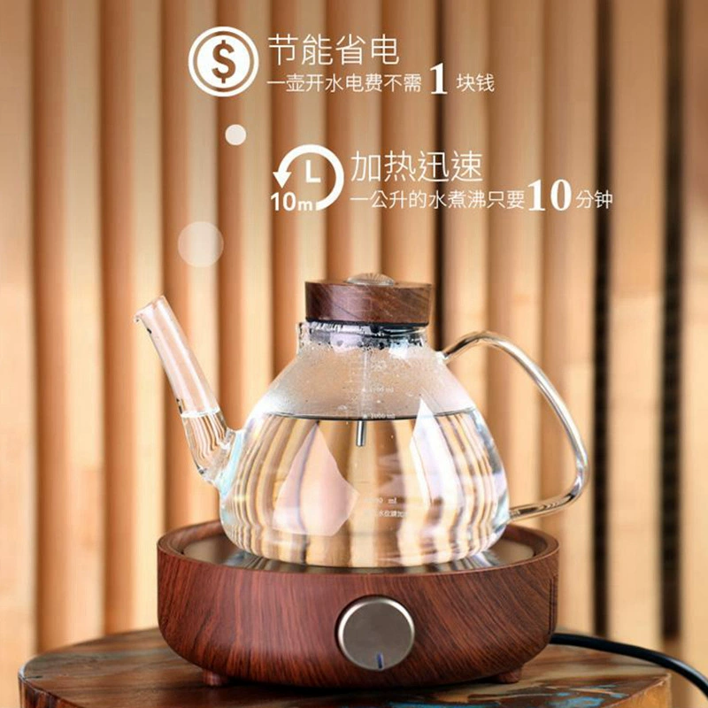 Тайваньский термостойкий стеклянный горшок Yilong, утолщенный термостойкий чайник, чайник высокой мощности, электрическая керамическая плита, чайник, костюм