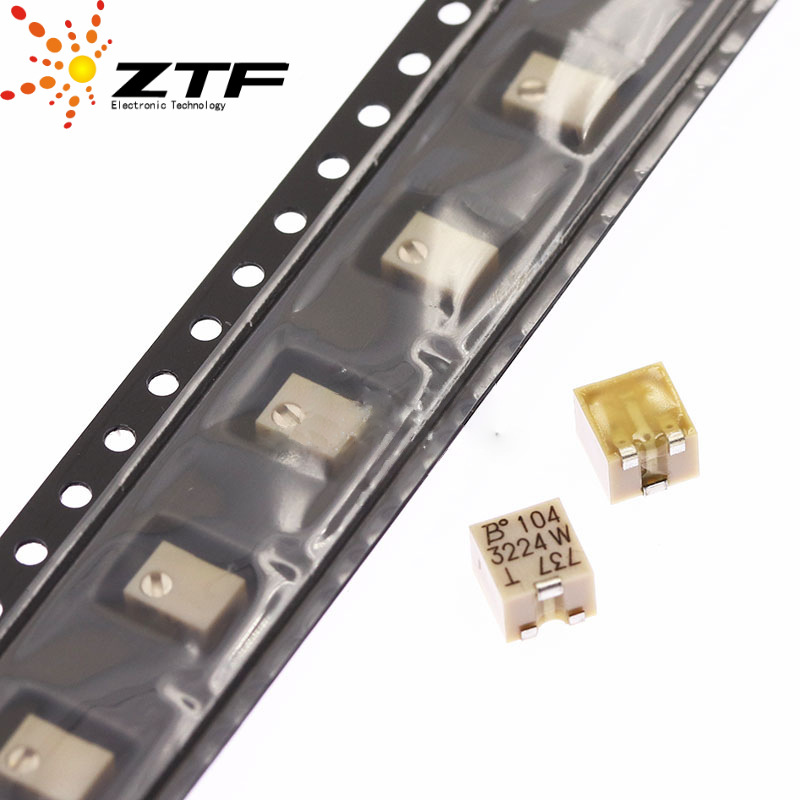 精密微调电阻3313J-1-104E微调电位器100K 3*3贴片可调原装进口