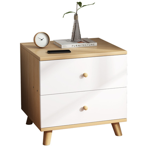 Nordic bedside table modern simple light luxury style bedside cabinet storage cabinet bedroom small cabinet small storage narrow cabinet