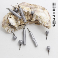 Wholesale hang down sinker, reverse drop fishing sinker, 360° rotating line clip, sea fishing sinker, fishing gear, soft lure accessories