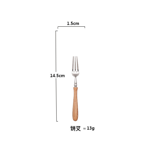 Directo de fábrica amarillo palo de rosa 304 cuchillo de acero inoxidable, tenedor, cuchara, cuchara de té, tenedor de la torta, cuchara redonda, traje de vajilla occidental