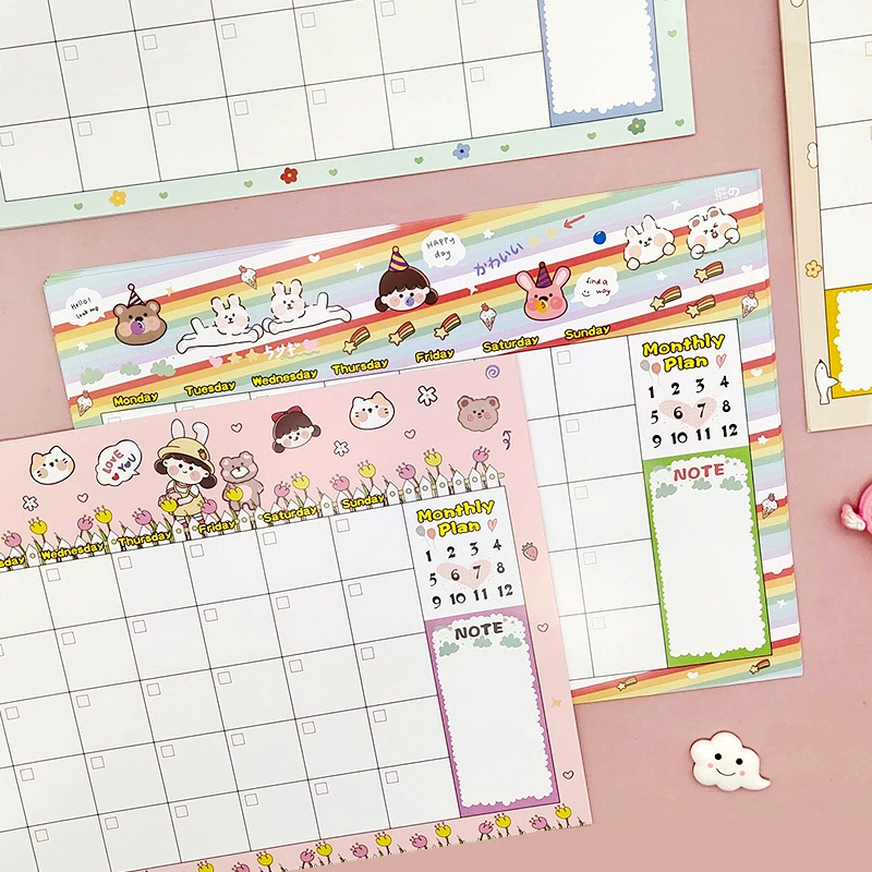 Студент Симпатичный месяц Расписание 30 дней Ежедневное управление рабочим временем Расписание Обучение самодисциплине Pin List