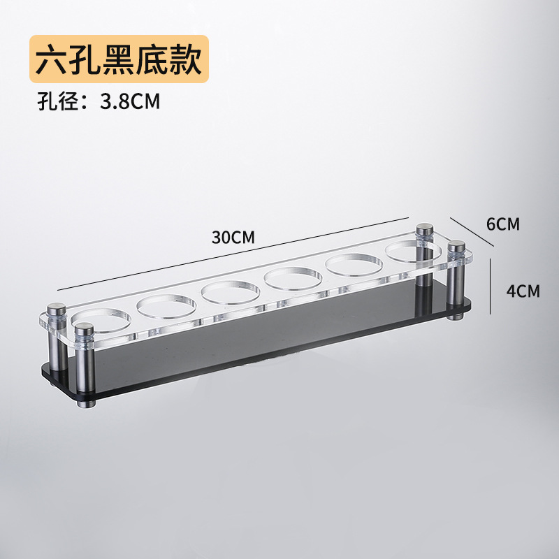 Bar portavasos acrílico combinación de plástico bala taza estante bar una taza de vino blanco taza de vino extranjero estante transparente