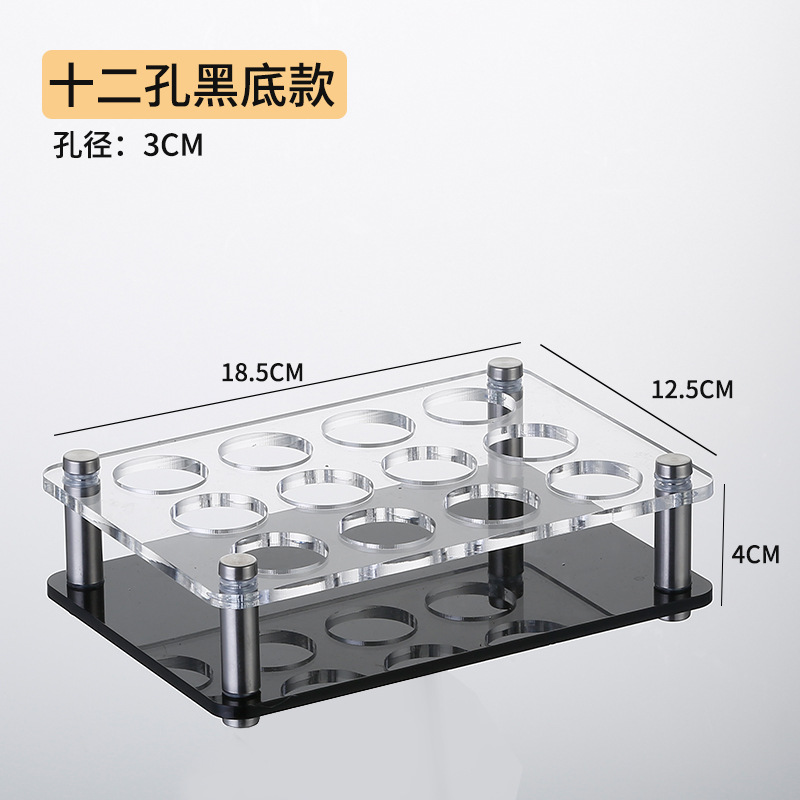 Bar portavasos acrílico combinación de plástico bala taza estante bar una taza de vino blanco taza de vino extranjero estante transparente
