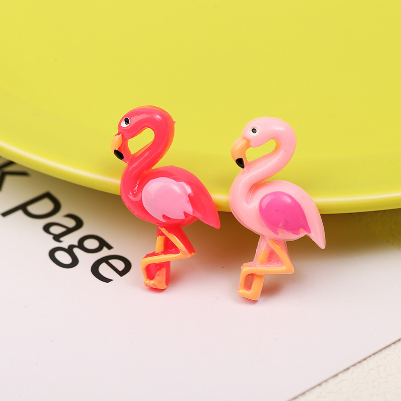 Flamingo Resin diy Accessories Headwear Hair Accessories Mobile Phone Case Beauty Keychain Pendant Material Flamingo Resin diy Accessories Headwear Hair Accessories Mobile Phone Case Beauty Keychain Pendant Material