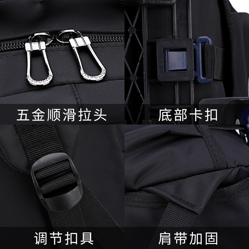 Mochila masculina Escuela Primaria estudiante de secundaria trolley mochila subir escaleras mochila impresión de gran capacidad mochila al por mayor