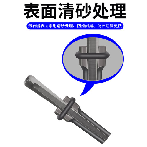 Stone splitter wedge, stone-opening artifact clip, mason's special stone-breaking tool, mountain-opening iron chisel