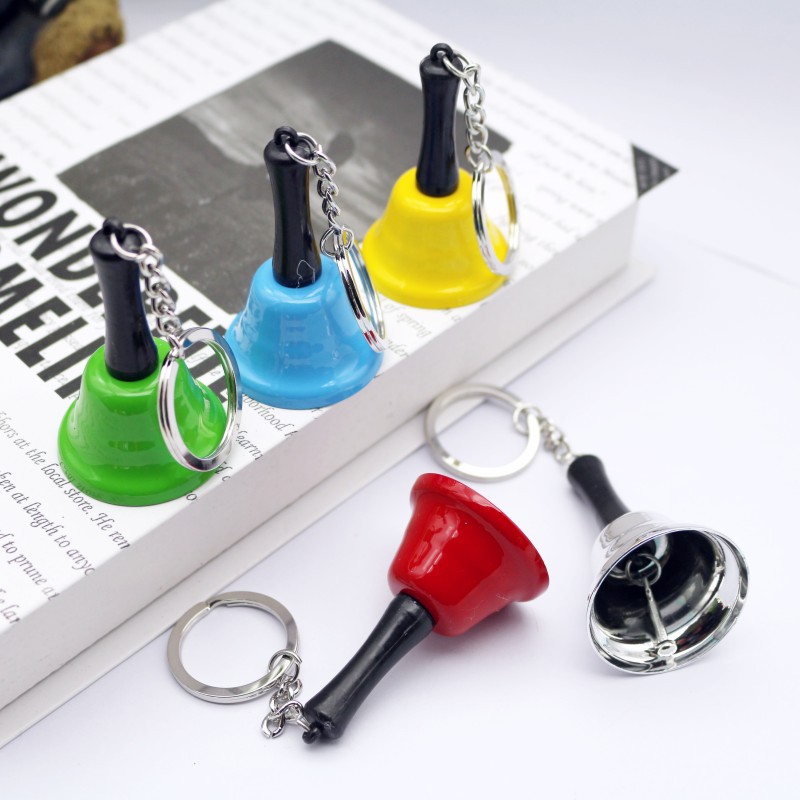 Venta al por mayor de metal inferior diámetro 75mm Altura 130 manivela campana de metal superficie cromado material de protección del medio ambiente