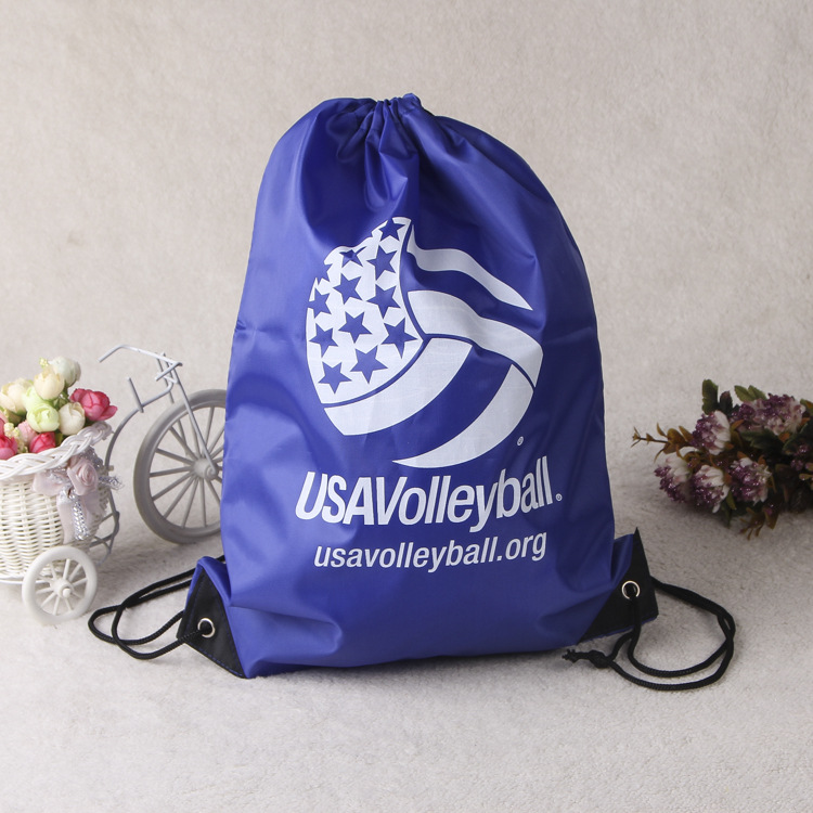 厂家批发 牛津布束口袋篮球足球背包袋定 做LOGO  抽绳涤纶束口袋