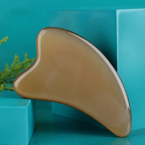Natural yak horn scraping board facial scraping sheet thickened horn scraping sheet