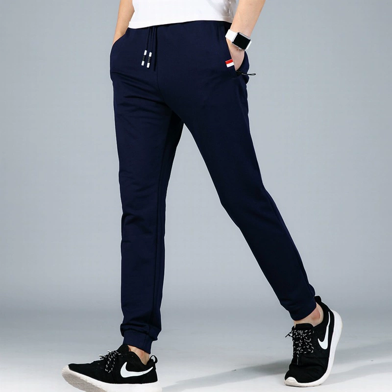 Трансграничные хлопчатобумажные мужские повседневные брюки молодежная мода спортивные брюки плюс размер брюки мужские вязаные брюки новые мужские брюки