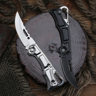 New mini outdoor folding knife stainless steel self-defense camping knife portable folding knife fruit key knife