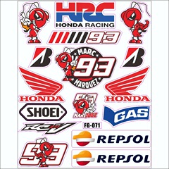 New reflective set of car and motorcycle decorative decals, random car body stickers and personalized cartoon stickers