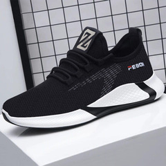 Spring casual shoes for men Korean style sports casual running versatile trendy shoes men's sneakers foreign trade men's breathable cloth shoes